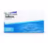 A box of Bausch & Lomb SofLens 59 contact lenses, containing 6 soft contact lenses. The design features a blue background with a water ripple effect.