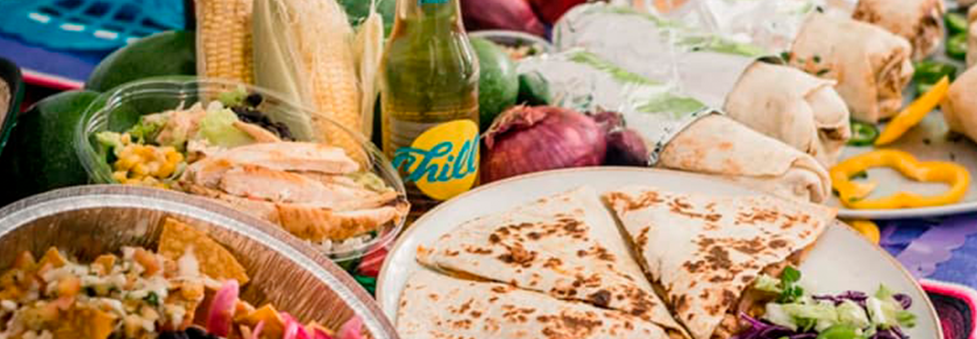 Arranged Food and Objects