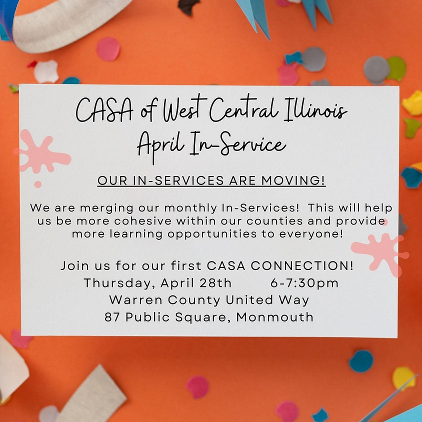 CASA Connection: Monthly In-Service