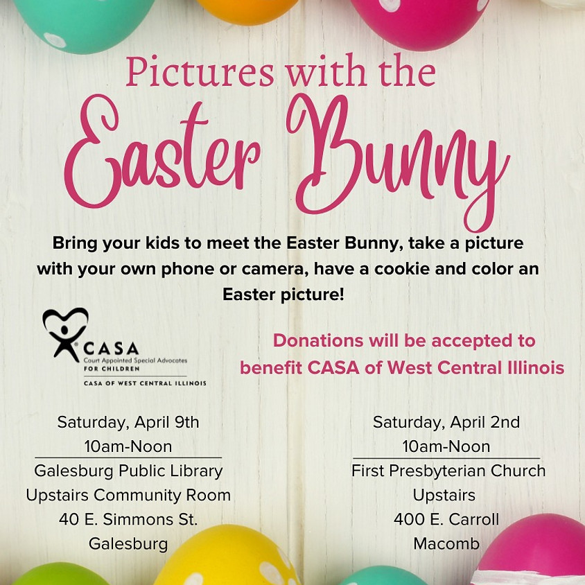 Pictures with the Easter Bunny!