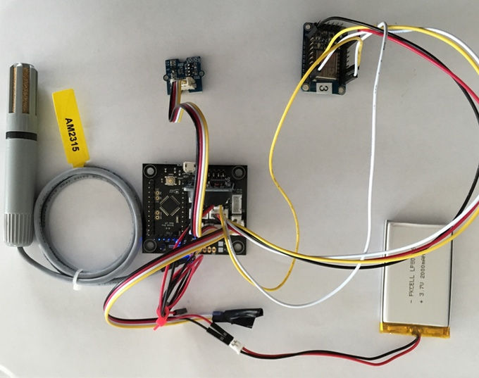 Miniatura: SENSOR TEMPERATURA HUMEDAD AM2315 I2C