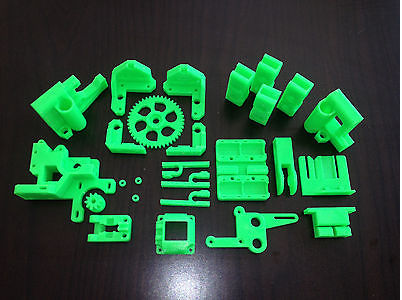 KIT PIEZAS PLASTICAS VERDE IMPRESORA PRUSA I3 PLA