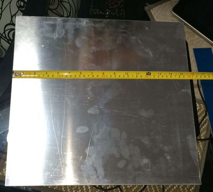 Miniatura: LAMINA ALUMINIO 400 X 400 mm