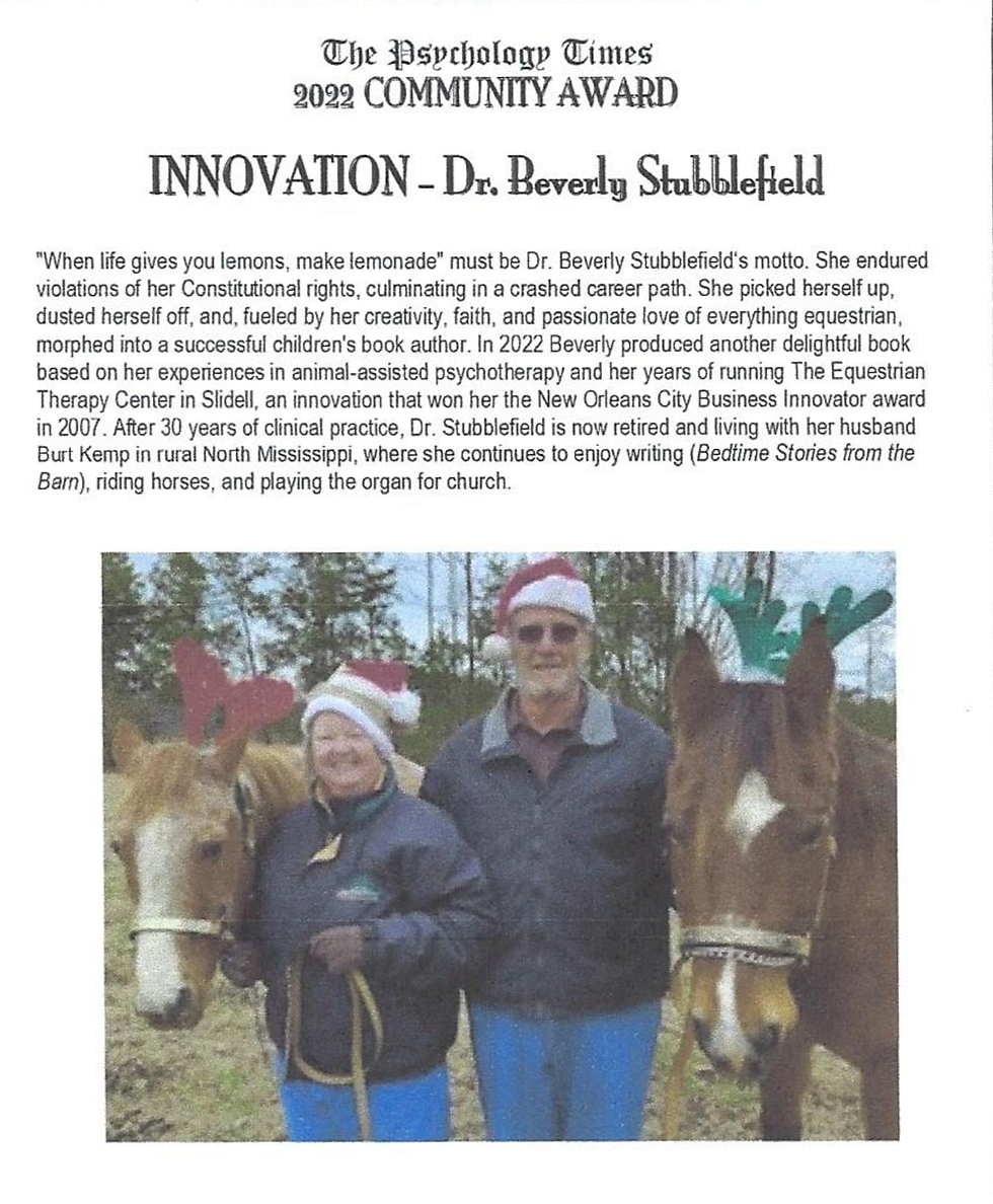 Psychology Times Community Award article