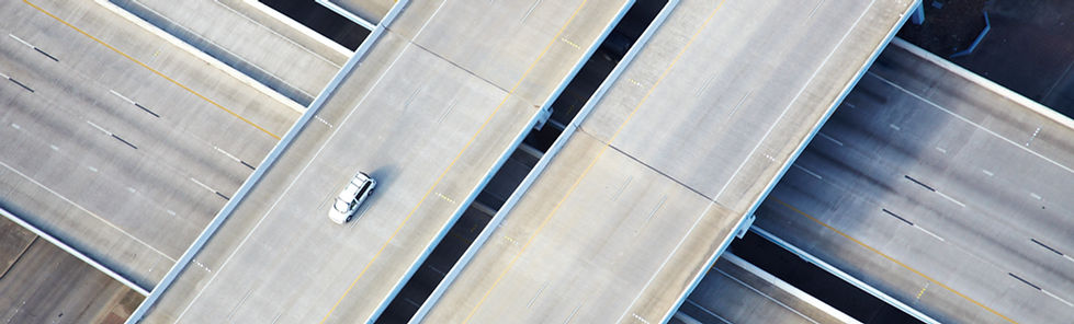 Aerial View of Freeway