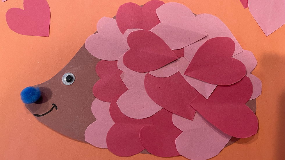 Heart Hedgehog Paper Craft