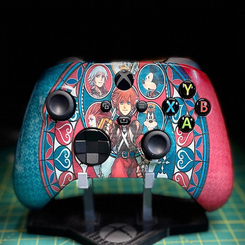 Kingdom Hearts Xbox Controller CesarsGarageDesigns