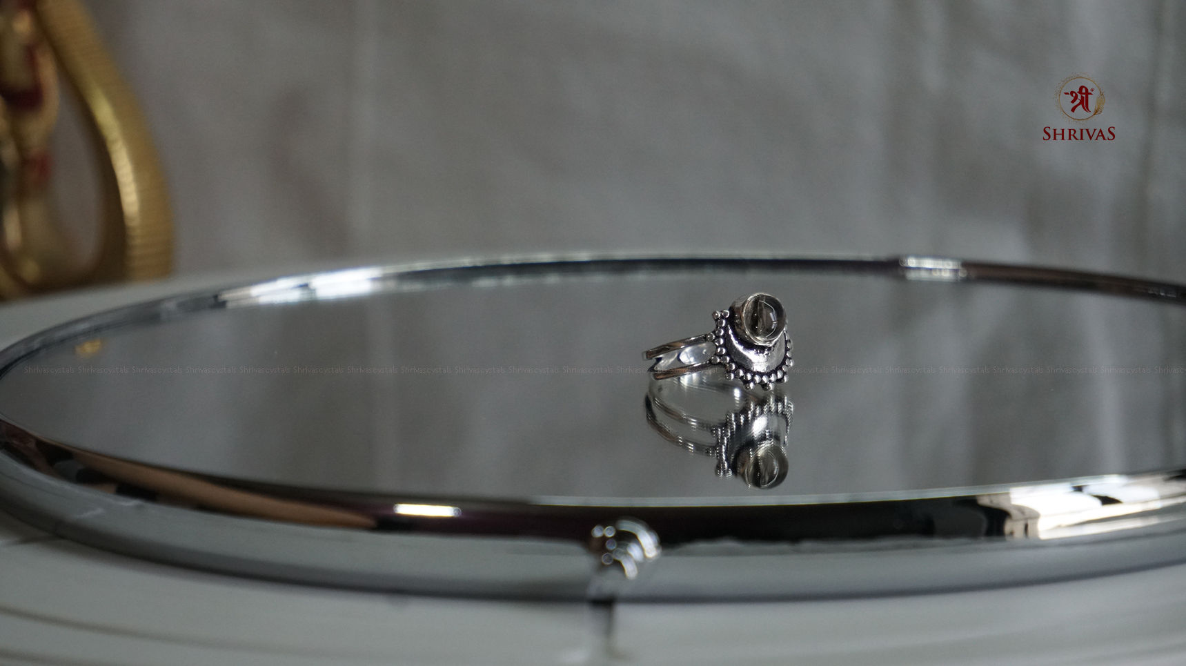 Clear quartz design-4 ring