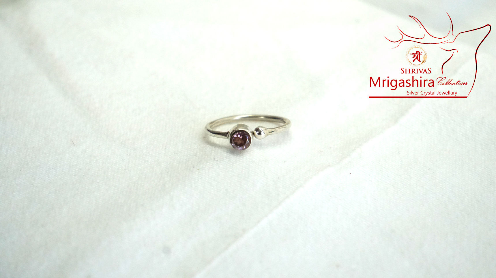 Daily Wear Formal & Traditional Ring Amethyst Diamond Cut