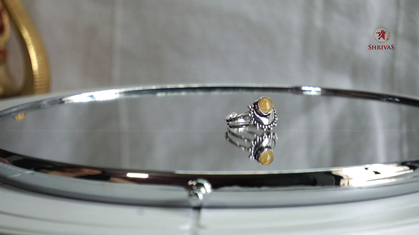 Citrine design-4 ring