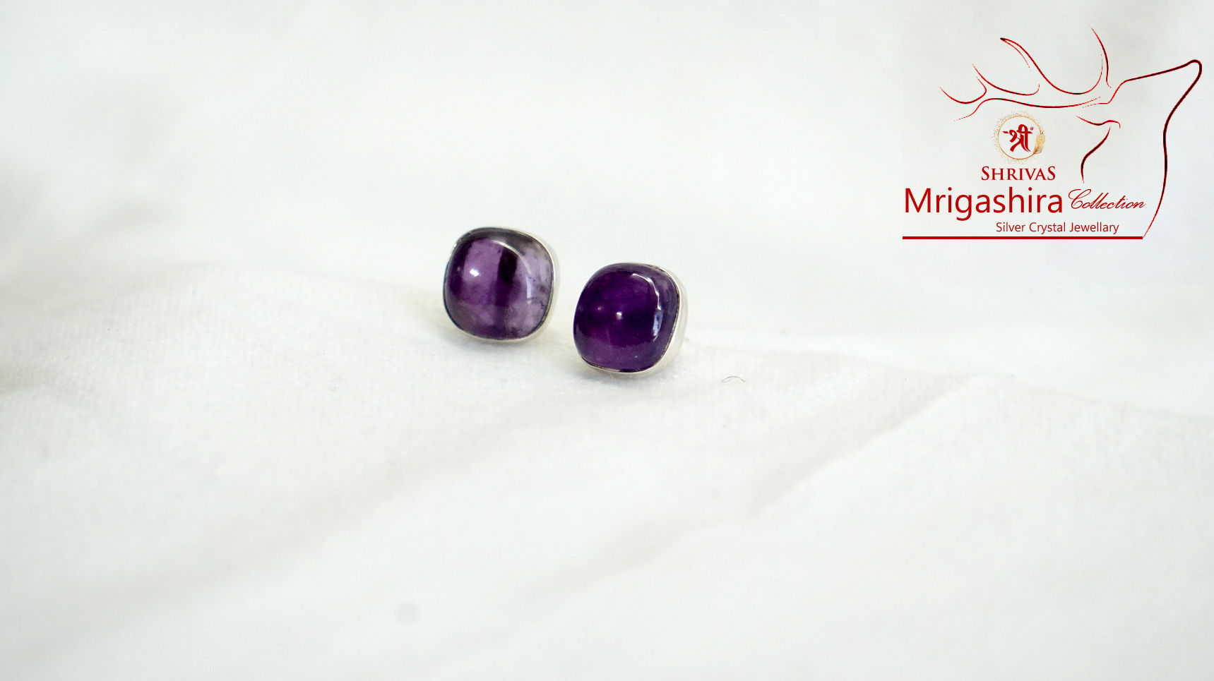 Amethyst Medium Studs