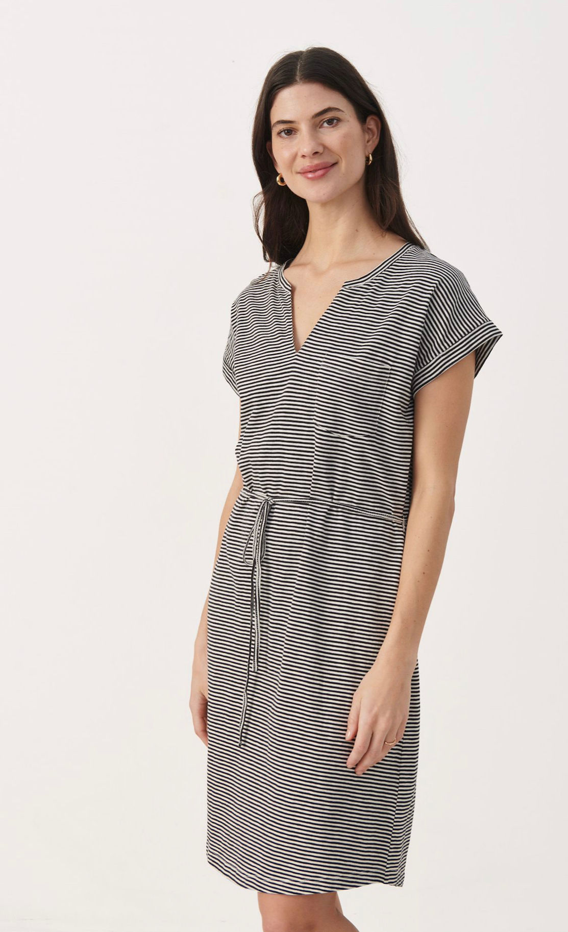 Part Two  - IIiamaPW Dress - Black Stripe
