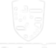 White Porsche emblem. 