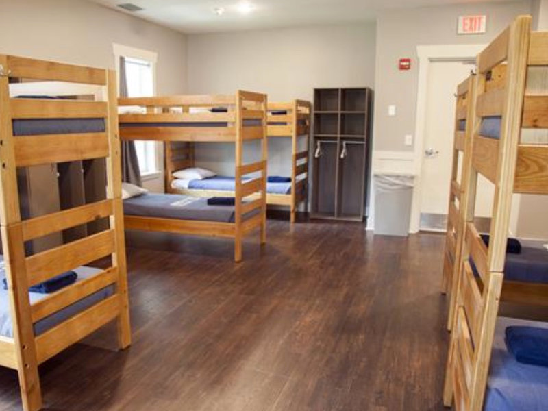 Shared bunk room at Timber Wolf Lake, Michigan