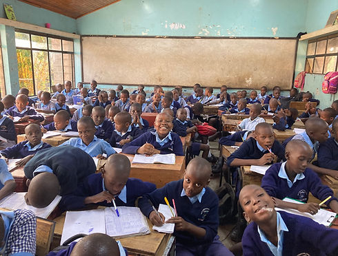 A classroom full of children