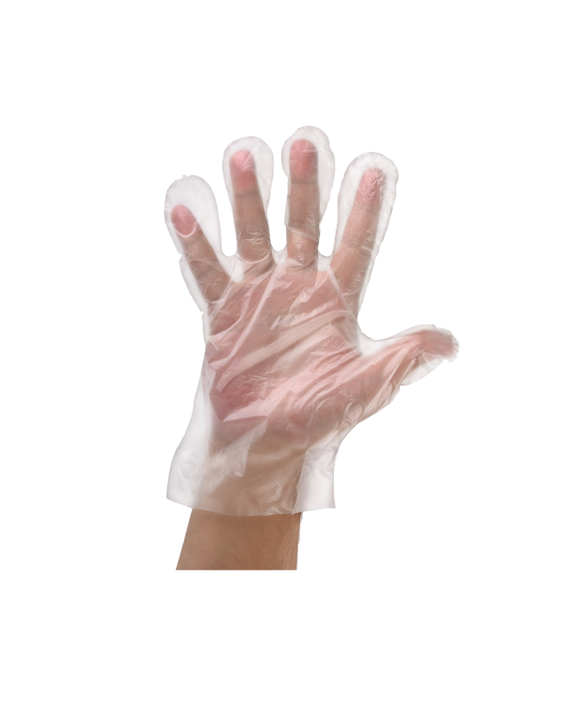 PAQUETE DE 100 GUANTES DE PLÁSTICO TALLA "L" INIX