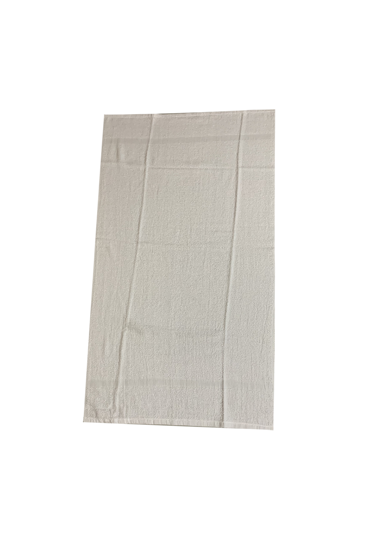 TOALLA DE BAÑO DELGADA BLANCA UNICA