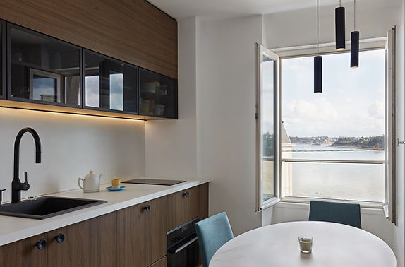 Aménagement intérieur optimisé d'un studio à Dinard