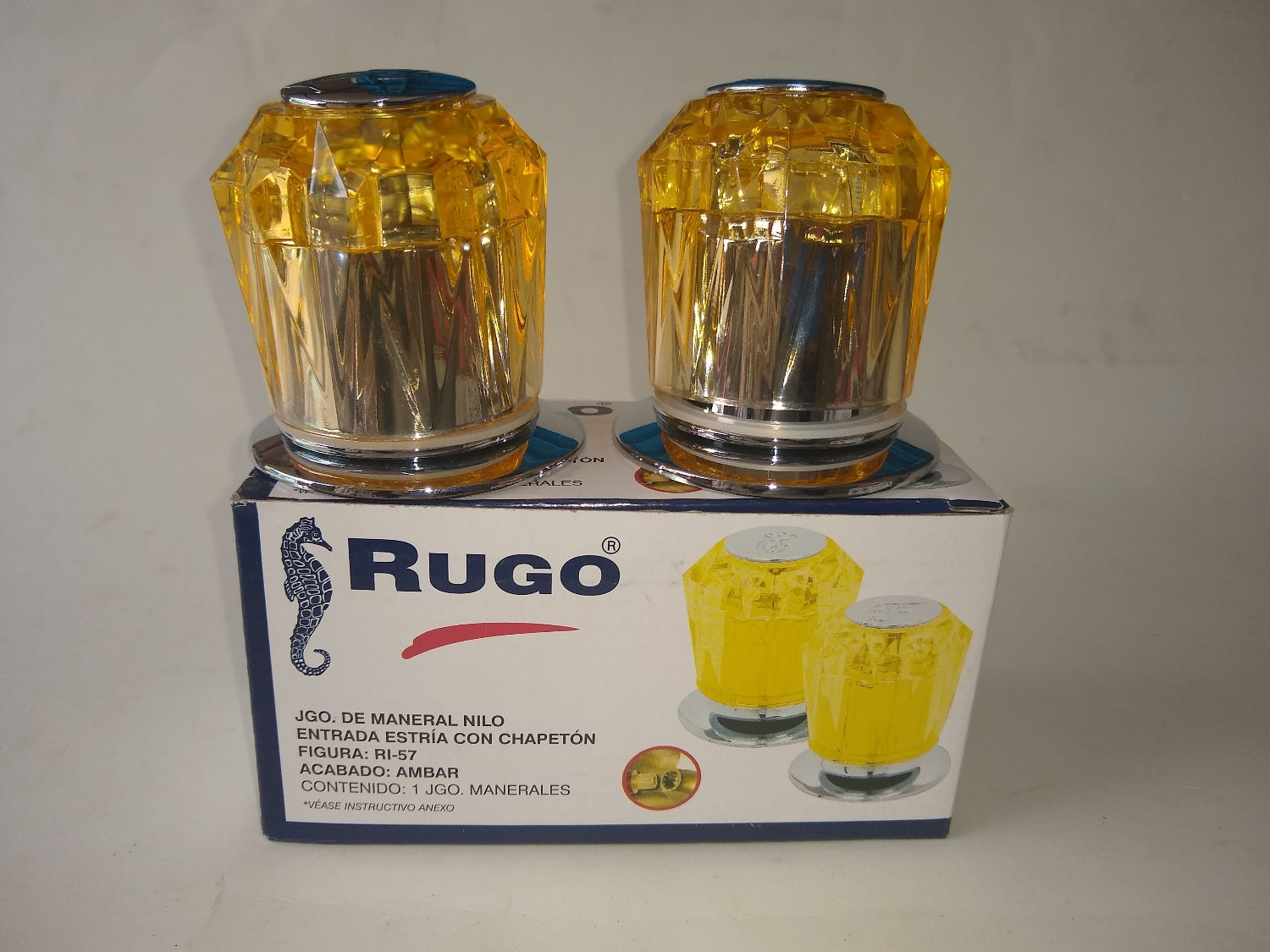 Manerales para Regadera Acrílicos ambar