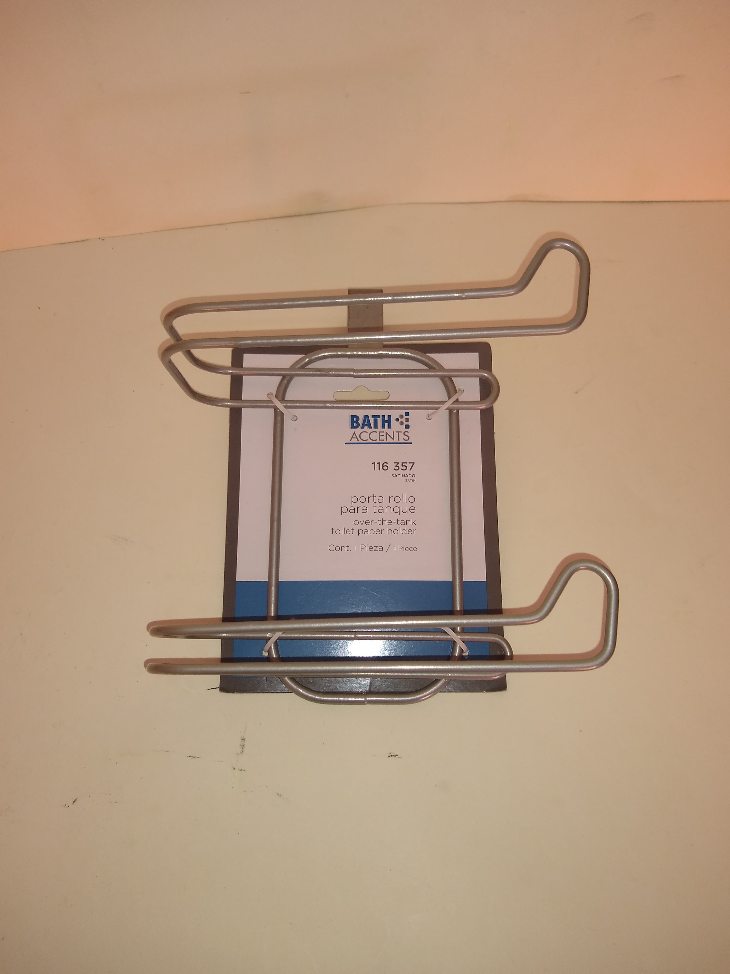 PORTA ROLLO DOBLE PARA TANQUE ACERO PINTADO