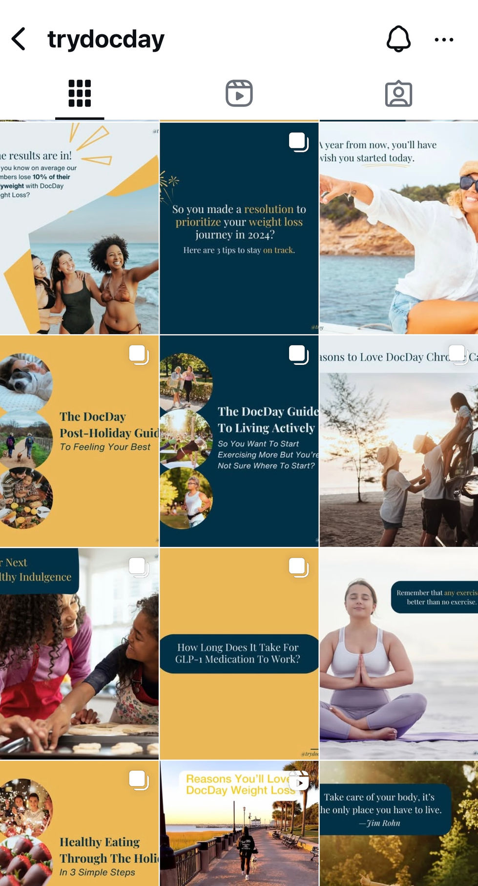 An Instagram I worked on for weight loss