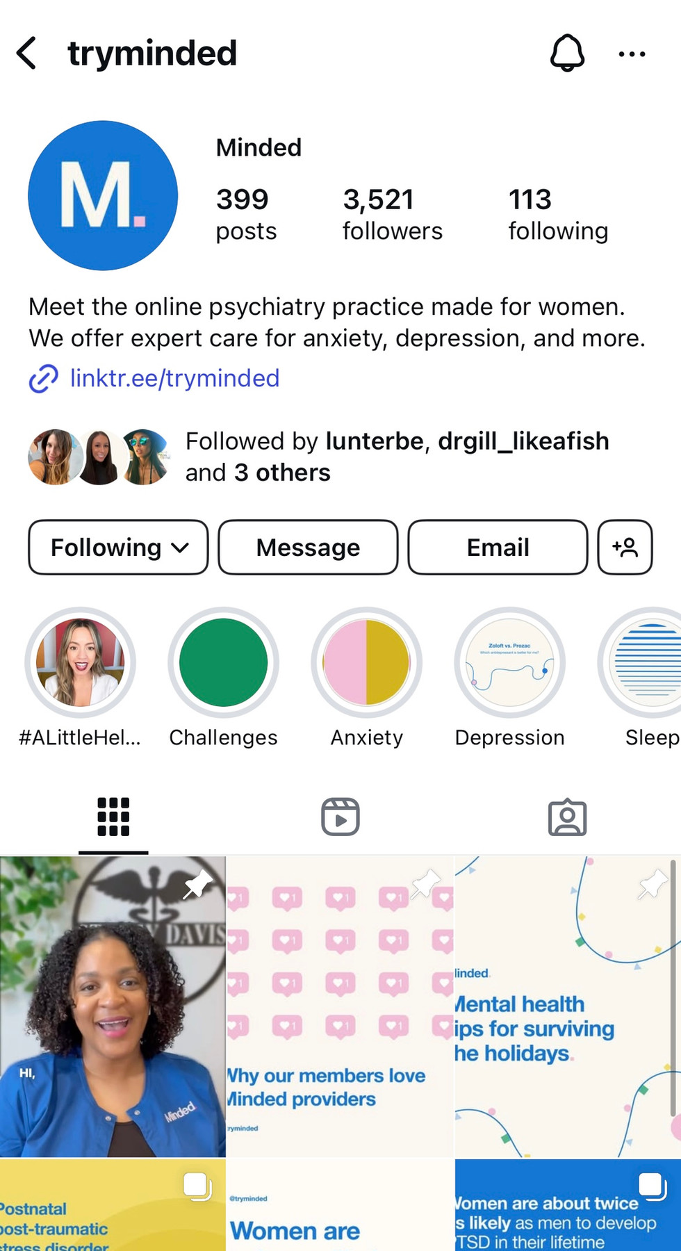 Minded Instagram I managed