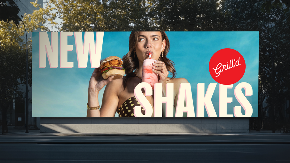 Grill'd Shakes Launch Campaign