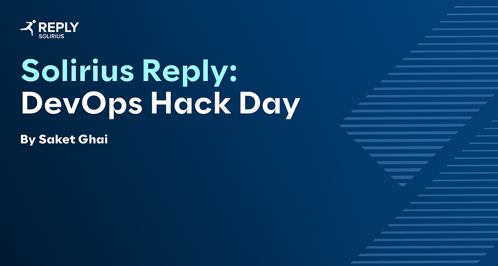 Solirius Reply: DevOps Hack Day