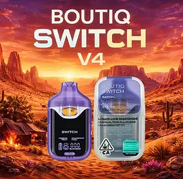 Boutiq Switch 2G Dual-Strain Vapes, Singles, 10-Packs & 100-Packs