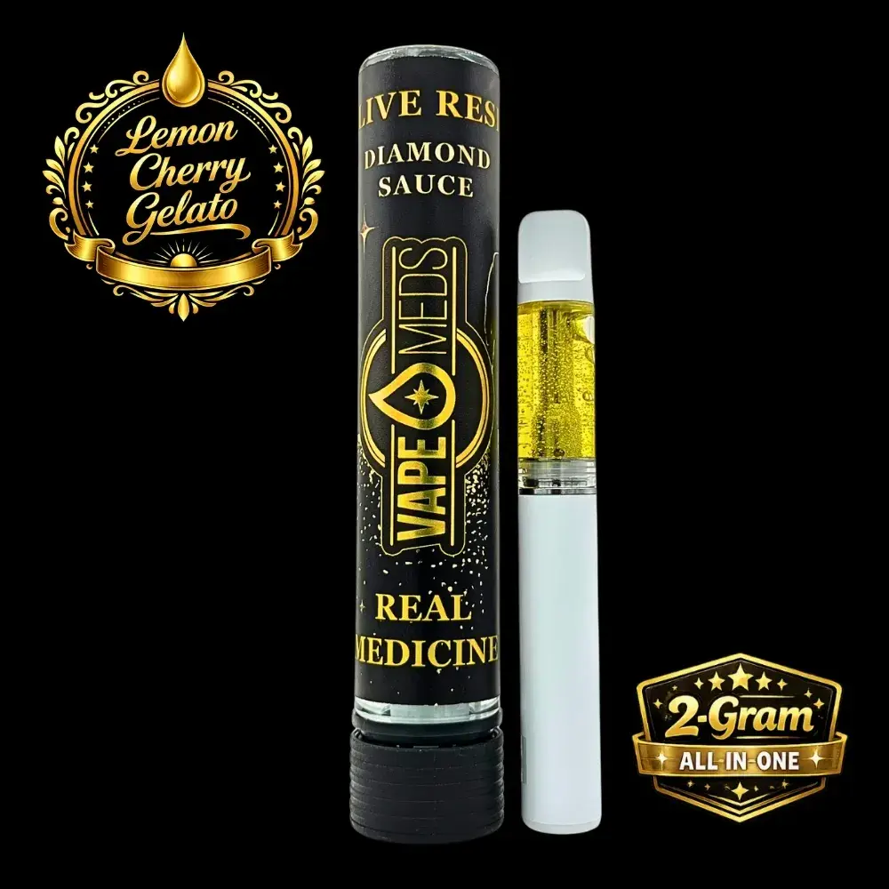 Lemon Cherry Gelato Live Resin Vape – 2 Gram All-In-One