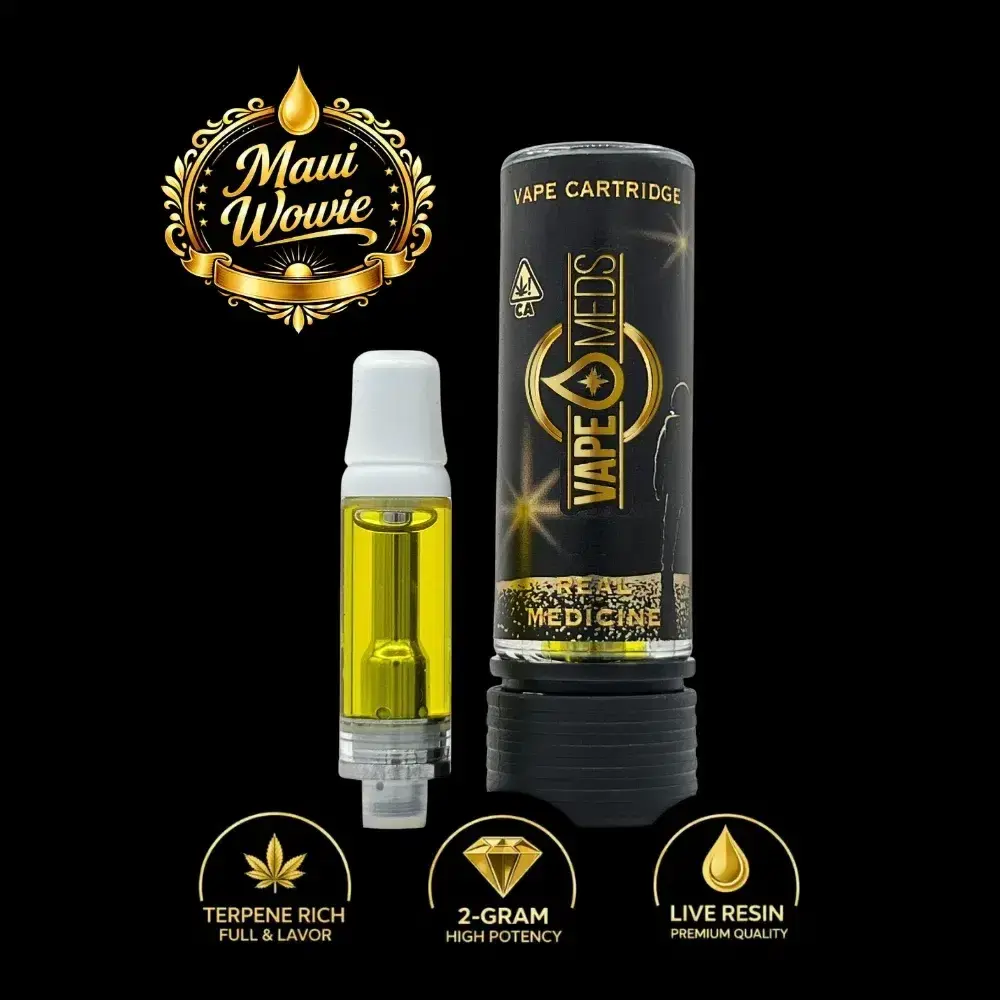 Maui Wowie Live Resin Vape – 2 Gram Cartridge