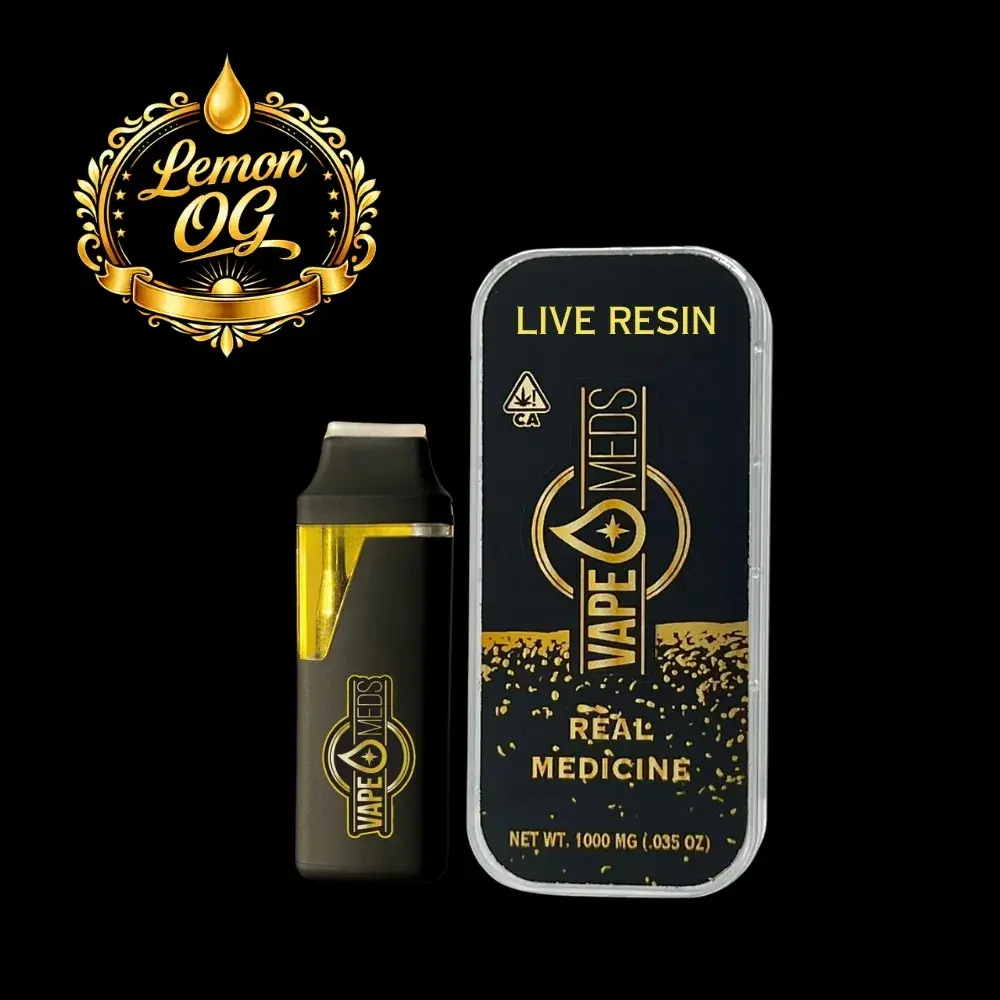 Lemon OG Live Resin Vape – 1 Gram Disposable