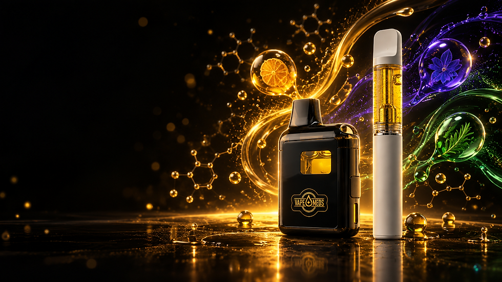 VapeMeds cannabis oil vape strain profiles guide to flavors and terpenes