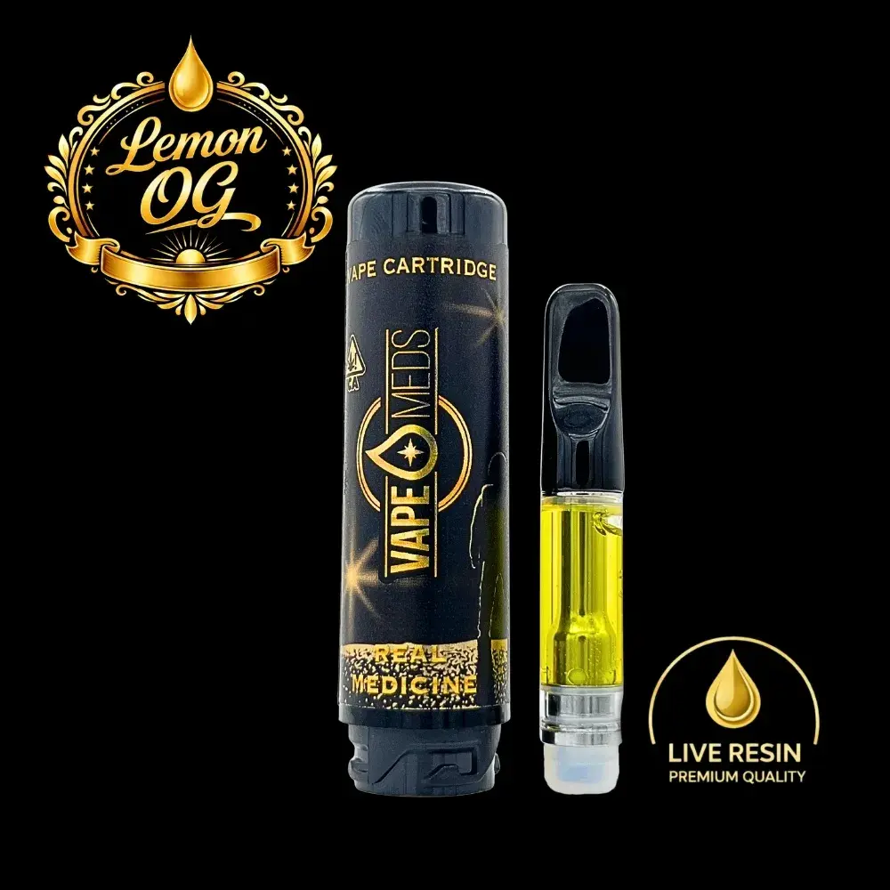 Lemon OG Live Resin Vape – 1 Gram Cartridge