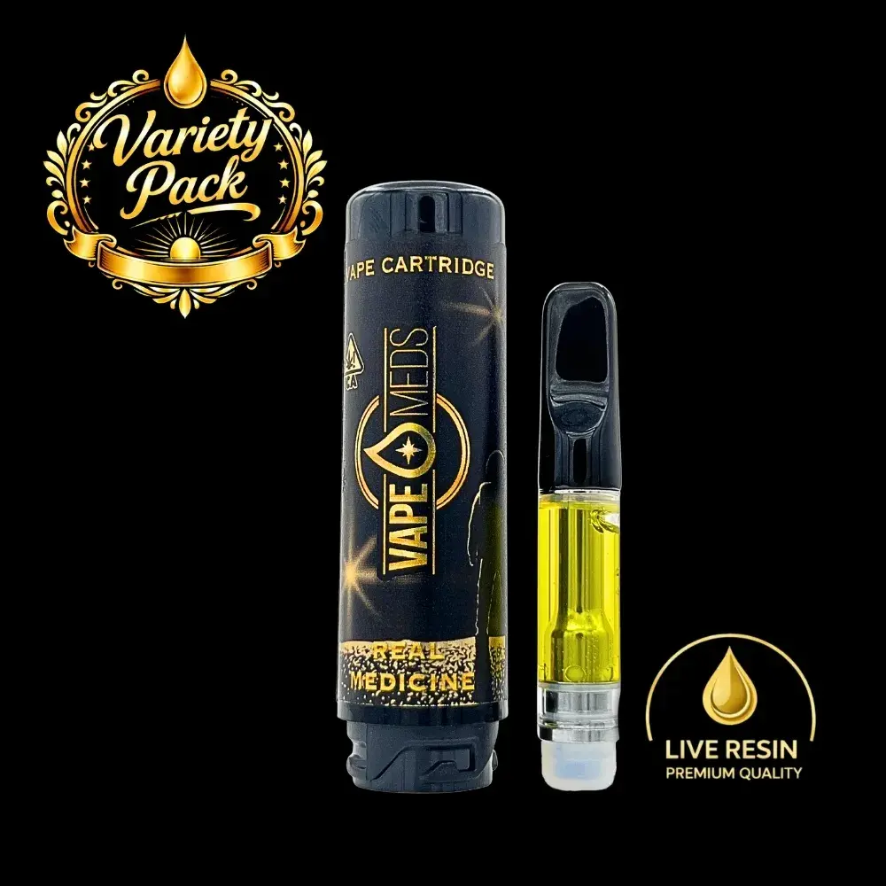 Live Resin Vape Variety Pack – 1 Gram Cartridges