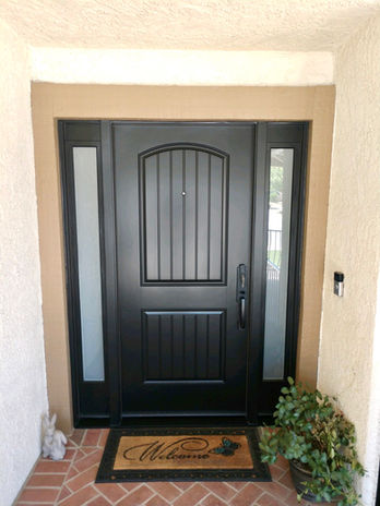 Fiberglass Entry Custom Paint