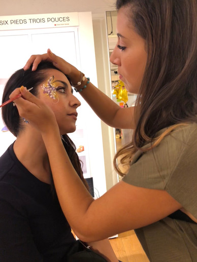 Face painting femme