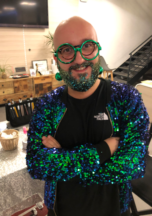 Paillettes noël évènement entreprise