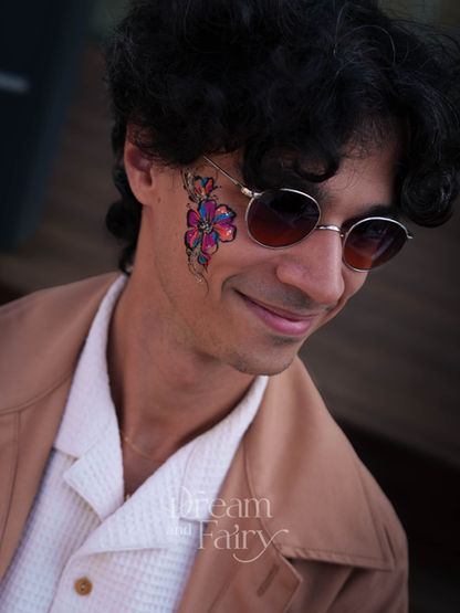 stand maquilleuses paillettes glitter bar