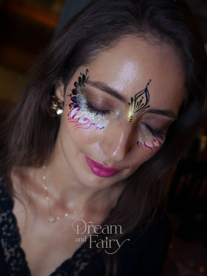 luxury glitter bar company event