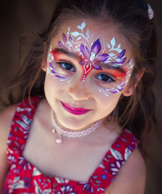 princess face painting for children