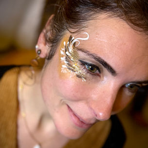 Maquilleuse paillettes biodégradables