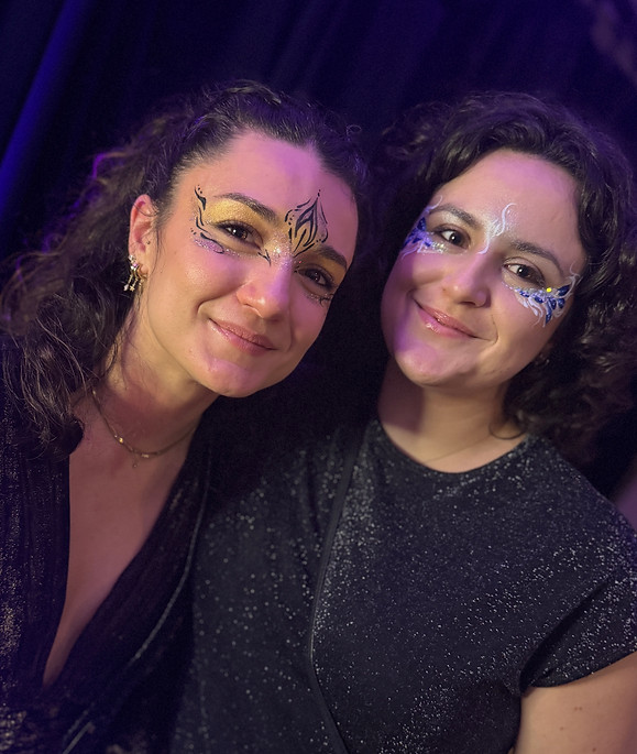 maquillage paillettes évènementiel
