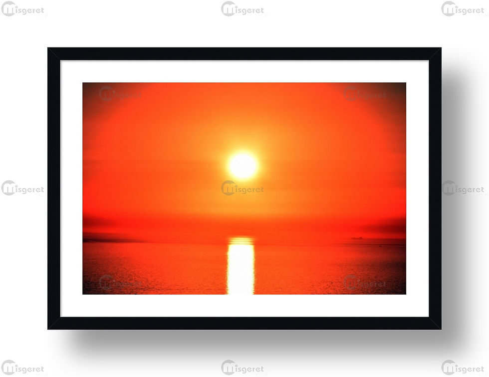 Thumbnail: sunset! 56x79 cm