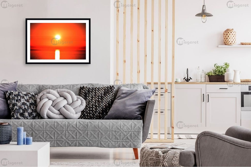 Thumbnail: sunset! 56x79 cm