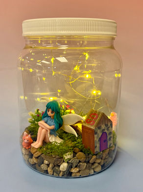 fairy garden terrarium craft take-home creation SoCo Party Co