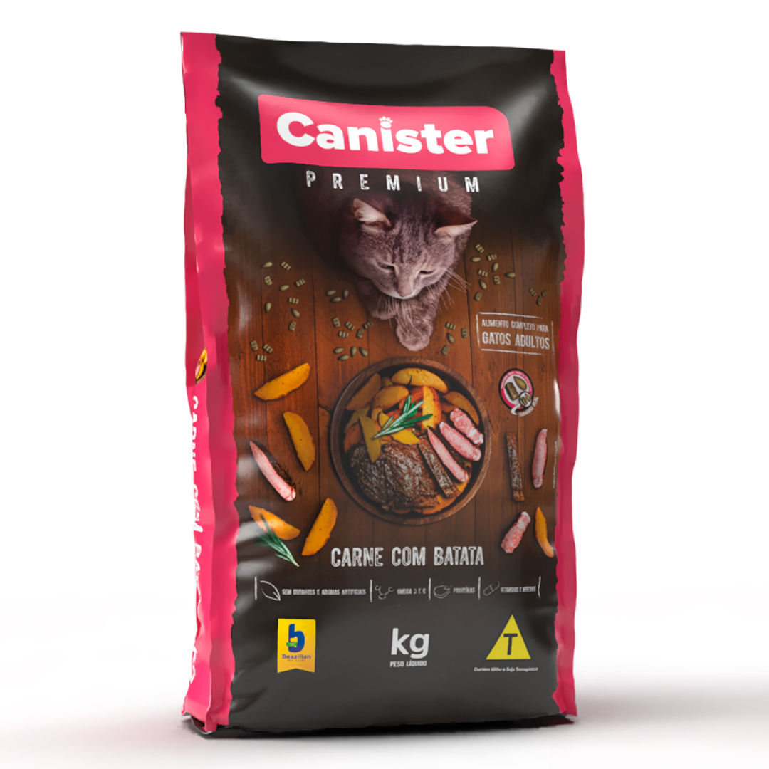 Canister Gato Carne com Batata 25Kg
