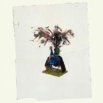 Ross Hansen, Broken Model, 2013, detail, colour pencil on paper