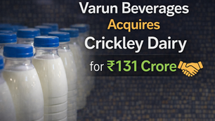 Varun Beverages Expands Portfolio with ₹131 Cr Crickley Dairy Acquisition