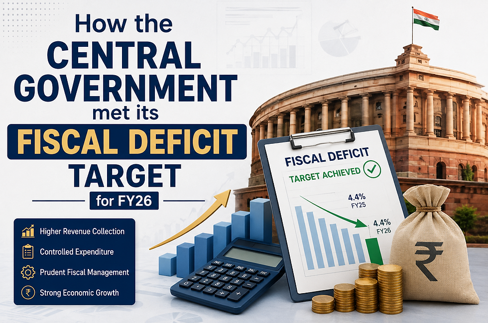 How the Central Government Achieved Its Fiscal Deficit Target for FY26